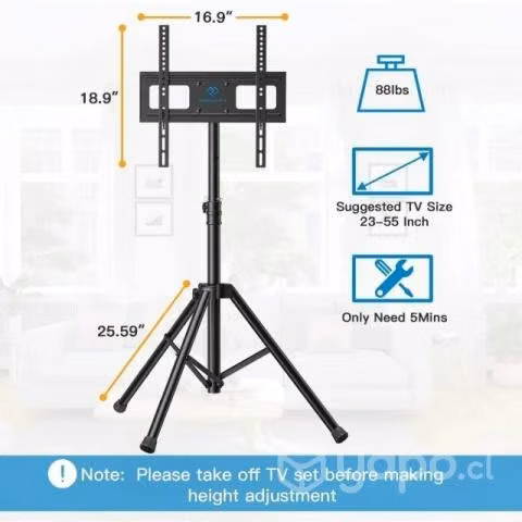 Soporte tripode de 32 a 65 pulgadas