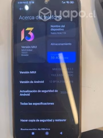 Xiaomi redmi 11s