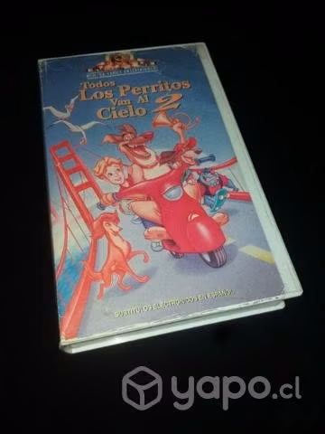 Película Todos los perritos se van al cielo 2 vhs