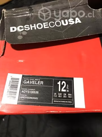 Zapatillas DC nuevas talla 12US - Imagen 3