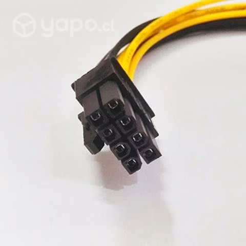Adaptador 2 molex a 8 pines cpu o video