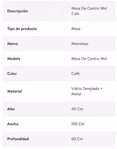 Mesa de centro - Imagen 4