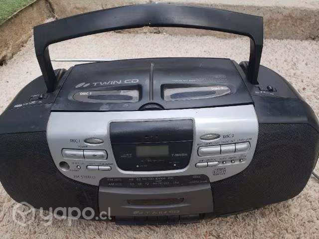 Antigua radio Aiwa 1990 doble Cd