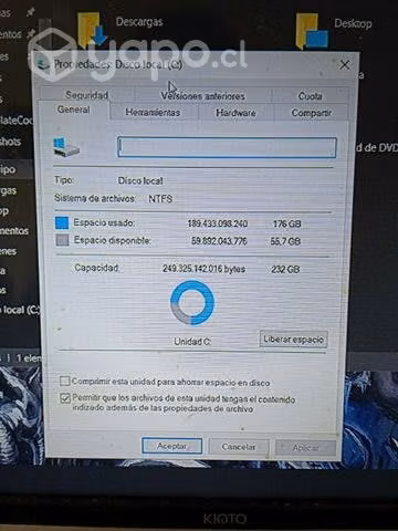 PC HP + teclado y mouse