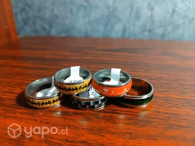 Anillos con patrones
