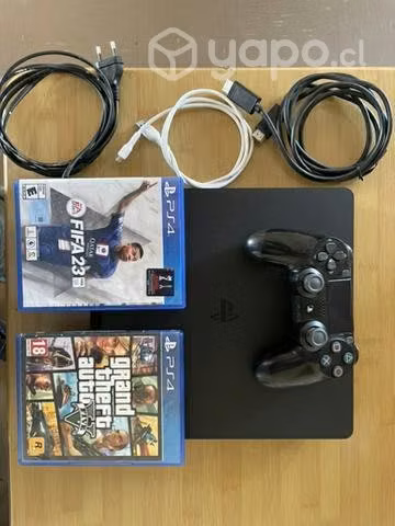 PS4 Slim 1TB Joystick Sony Original 2 juegos - Imagen 3