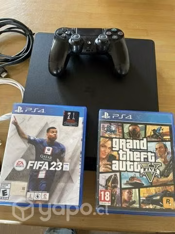 PS4 Slim 1TB Joystick Sony Original 2 juegos