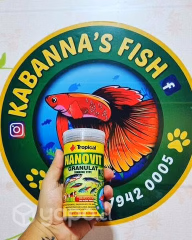 Alimento nanovit para peces