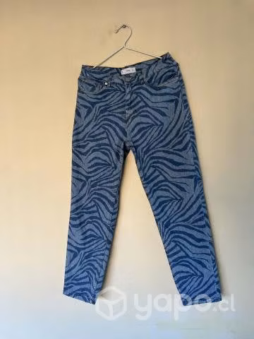 Jeans mom mango talla 38 (36 chilena)