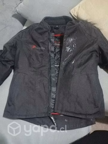 Chaqueta de moto mujer
