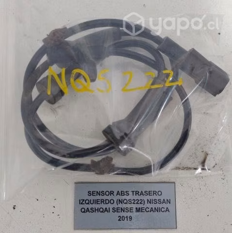 Sensor ABS Trasero Izquierdo (NQS222) Nissan Qashq