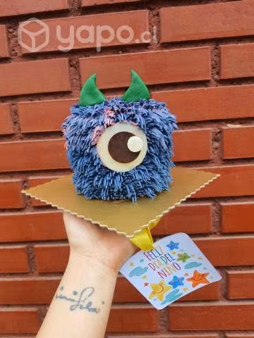 Mini torta monstruo monster c regalo día del niño