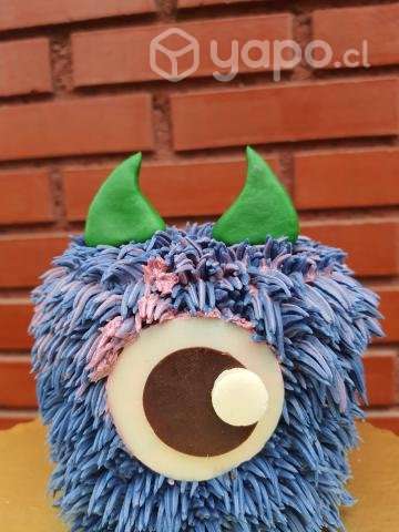 Mini torta monstruo monster c regalo día del niño - Imagen 5