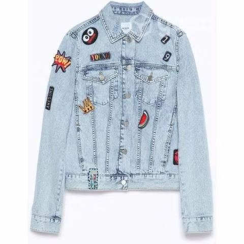 Chaqueta Denim Zara XS - Imagen 1
