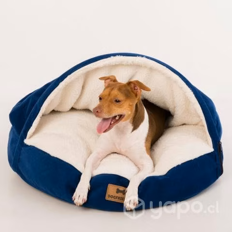 Cama Cueva Iglú Con Capucha Perros Gatos Mascotas