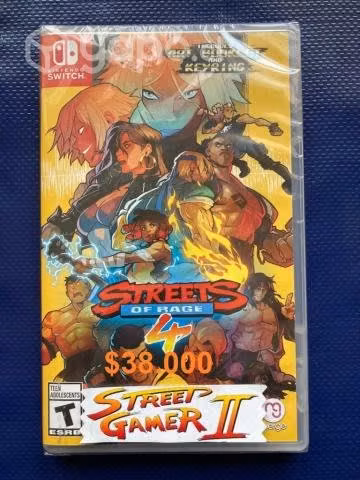 Street of rage 4 nintendo switch nuevo sellado