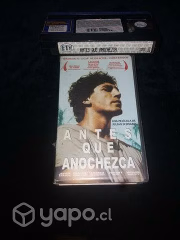 Película Antes que anochezca vhs