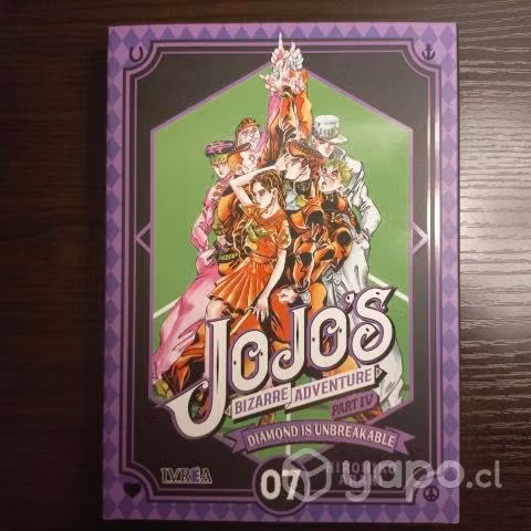 Manga Jojos Bizarre Adventures Parte 4, tomo 7