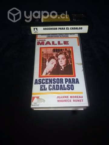 Película Ascensor para el cadalso vhs