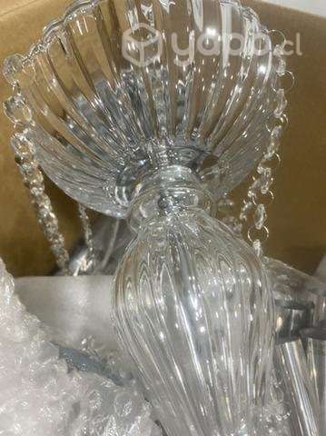 Lámpara de Cristal 8 luces nueva - Imagen 2