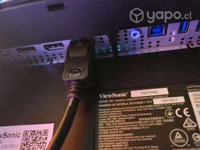 Monitor Viewsonic Elite XG270QC - Imagen 5