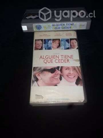 Película Alguien tiene que ceder vhs