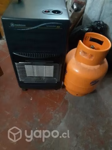 Estufa madensa mas gas de 15 kilos
