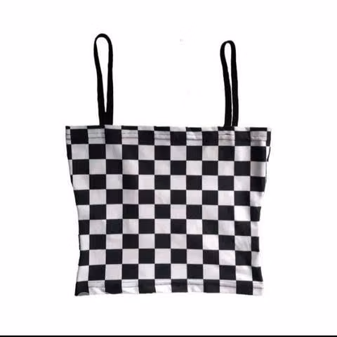 Crop top cuadros
