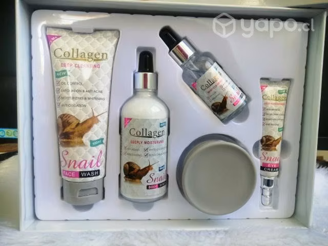Kit facial colageno con extracto de baba caracol