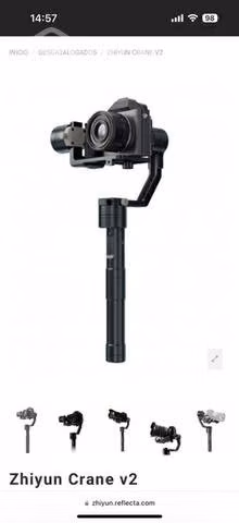 Estabilizador cámara Zhiyun Crane v2