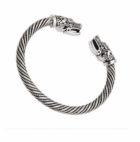 Pulsera / Brazalete Vikingo, Con Dragones. Ragnar