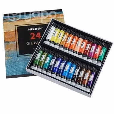 Set pintura caballete madera de haya sobremesa