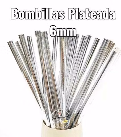 Bombillas De Papel Ecológica 6mm