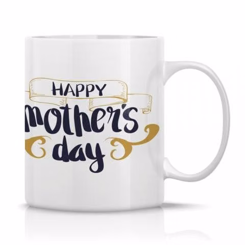 Taza/Tazon/Mug Happy Mothers Day Gold/ Dia De Las