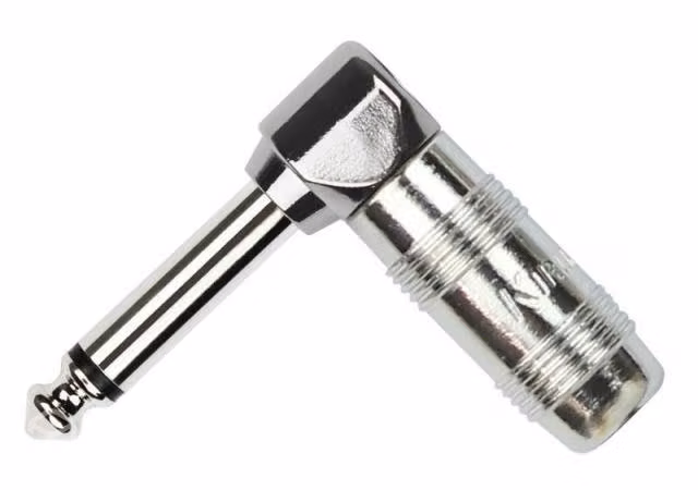 Kirlin 2359PN Conector Mono Plug 1/4 en L (x2)