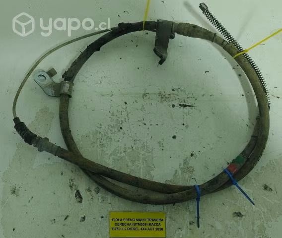 Piola Freno Mano Trasera Derecha (BTM309) Mazda