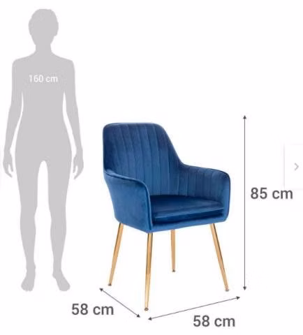 Silla Jaca azul Navy