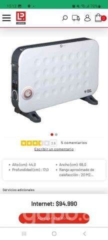 Calefactor-Convector Eléctrico Ursus Trotter - Imagen 2