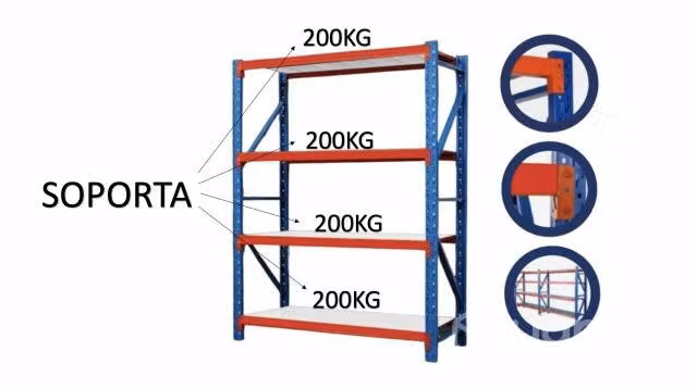 Estante Organizador Metálico industrial Vitrina