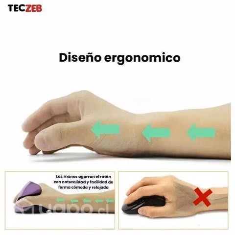 Mouse vertical ergonómico