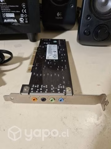 Parlantes Logitech 5.1 + Sound Blaster Audigy - Imagen 2