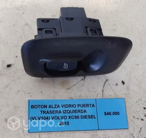 Boton Alza Vidrio Puerta Trasera Izquierda (VLV104