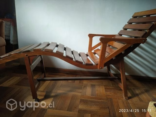 Reposera de madera