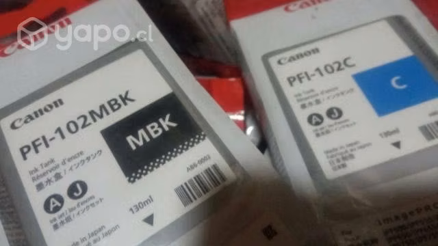 Tintas Canon pfi diversos modelos originales de al