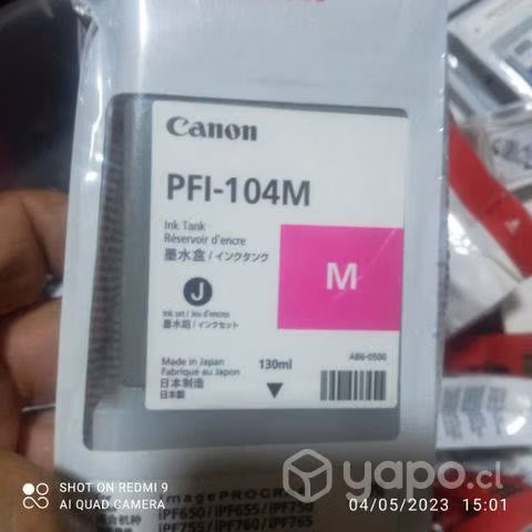 Tintas Canon pfi diversos modelos originales de al - Imagen 6
