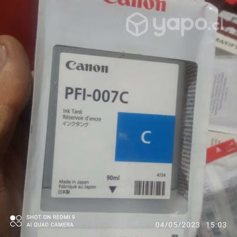 Tintas Canon pfi diversos modelos originales de al - Imagen 2