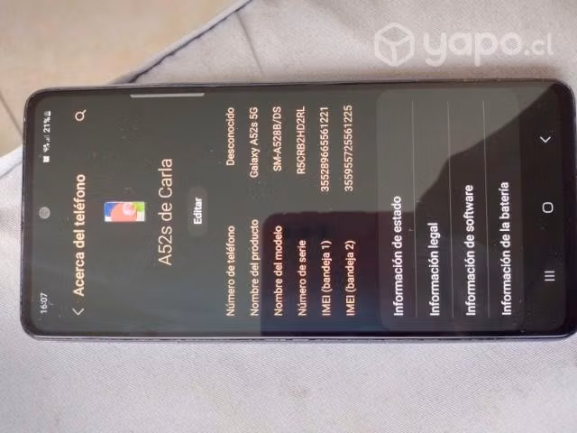 Samsung A52S - Imagen 4