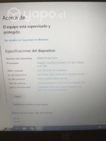 HP I5 lector de huellas - Imagen 4