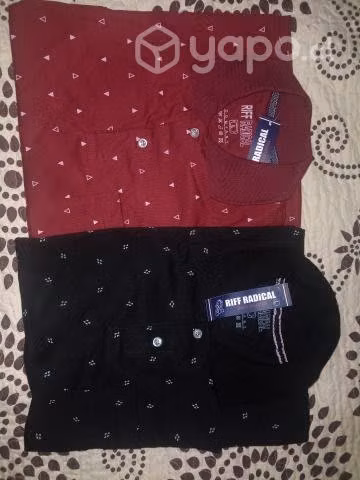 Polera cuello camisero