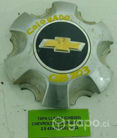 Tapa Llanta Chevrolet Colorado II LT 2.8 2022